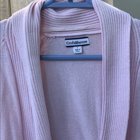 Short Sleeve Sweater Size L Croft&Barrow - Picture 2 of 4